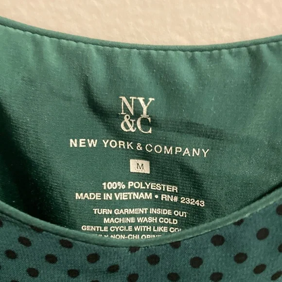 New York & Company Teal Camisole - Picture 2 of 4